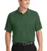 Sport Tek Dry Zone153 Raglan Polo T475 in Forest green front view