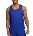 Sport Tek PosiCharge Mesh153 Reversible Tank T550 True Royal/Wht front view