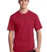 Port  Company All American Tee USA100 Red front view
