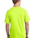 Port  Company All American Tee USA100 Safety Green back view