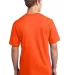 Port  Company All American Tee USA100 Safety Orange back view