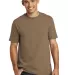 Port  Company All American Tee USA100 Woodland Brown front view