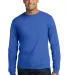 Port  Company Long Sleeve All American Tee USA100L Royal front view