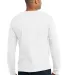 Port  Company Long Sleeve All American Tee USA100L White back view