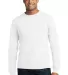 Port  Company Long Sleeve All American Tee USA100L White front view