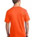 Port  Company All American Tee with Pocket USA100P Safety Orange back view
