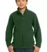 Port Authority Youth Value Fleece Jacket Y217 Forest Green front view
