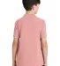 Port Authority Youth Silk Touch153 Polo Y500 Light Pink back view