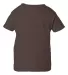 3401 Rabbit Skins® Infant T-shirt BROWN back view