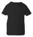3401 Rabbit Skins® Infant T-shirt BLACK back view