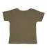 3401 Rabbit Skins® Infant T-shirt MILITARY GREEN back view
