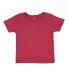 3401 Rabbit Skins® Infant T-shirt GARNET front view