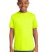 Sport Tek Youth Competitor153 Tee YST350 in Neon yellow front view