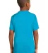 Sport Tek Youth Competitor153 Tee YST350 in Atomic blue back view