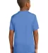 Sport Tek Youth Competitor153 Tee YST350 in Carolina blue back view