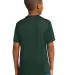Sport Tek Youth Competitor153 Tee YST350 in Forest green back view