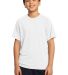 Sport Tek Youth Ultimate Performance Crew YST700 White front view