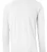 Sport Tek Youth Long Sleeve Ultimate Performance C White back view
