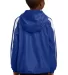 Sport Tek Youth Fleece Lined Colorblock Jacket YST True Royal/Wht back view