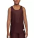 Sport Tek Youth PosiCharge Mesh153 Reversible Tank Maroon/White front view
