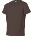 3301J Rabbit Skins® Juvy/Toddler T-shirt Brown side view