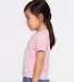 3301J Rabbit Skins® Juvy/Toddler T-shirt Pink side view