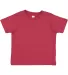 3301J Rabbit Skins® Juvy/Toddler T-shirt Garnet front view