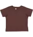 3301J Rabbit Skins® Juvy/Toddler T-shirt Brown front view