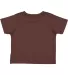 3301J Rabbit Skins® Juvy/Toddler T-shirt Brown back view