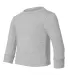 Rabbit Skins 3311 Toddler Long Sleeve T-shirt HEATHER side view