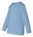 Rabbit Skins 3311 Toddler Long Sleeve T-shirt LIGHT BLUE side view