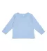 Rabbit Skins 3311 Toddler Long Sleeve T-shirt LIGHT BLUE front view