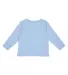 Rabbit Skins 3311 Toddler Long Sleeve T-shirt LIGHT BLUE back view