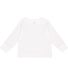 Rabbit Skins 3311 Toddler Long Sleeve T-shirt in White