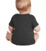 4400 Onsie Rabbit Skins® Infant Lap Shoulder Cree BLACK back view