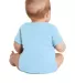 4400 Onsie Rabbit Skins® Infant Lap Shoulder Cree LIGHT BLUE back view