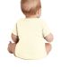 4400 Onsie Rabbit Skins Infant Lap Shoulder Creepe in Natural back view