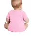 4400 Onsie Rabbit Skins® Infant Lap Shoulder Cree PINK back view