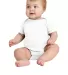 4400 Onsie Rabbit Skins® Infant Lap Shoulder Cree WHITE front view