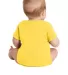 4400 Onsie Rabbit Skins® Infant Lap Shoulder Cree YELLOW back view