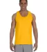 2200 Gildan Ultra Cotton Tank Top in Gold front view