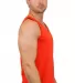 2200 Gildan Ultra Cotton Tank Top in Red side view