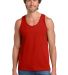 2200 Gildan Ultra Cotton Tank Top in Red
