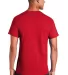 2300 Gildan Ultra Cotton Pocket T-shirt in Red back view