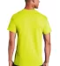 2300 Gildan Ultra Cotton Pocket T-shirt in Safety green back view