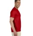 2300 Gildan Ultra Cotton Pocket T-shirt in Red side view