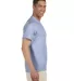 2300 Gildan Ultra Cotton Pocket T-shirt in Light blue side view