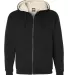 EXP40SHZ - Independent Trading Co. - Sherpa Lined  Black/ Natural front view