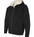 EXP40SHZ - Independent Trading Co. - Sherpa Lined  Black/ Natural side view