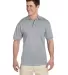 Jerzees J100 Cotton Jersey Polo in Athletic heather front view